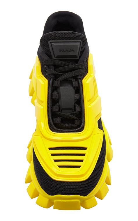 prada yellow running shoes|prada men's shoes yellow.